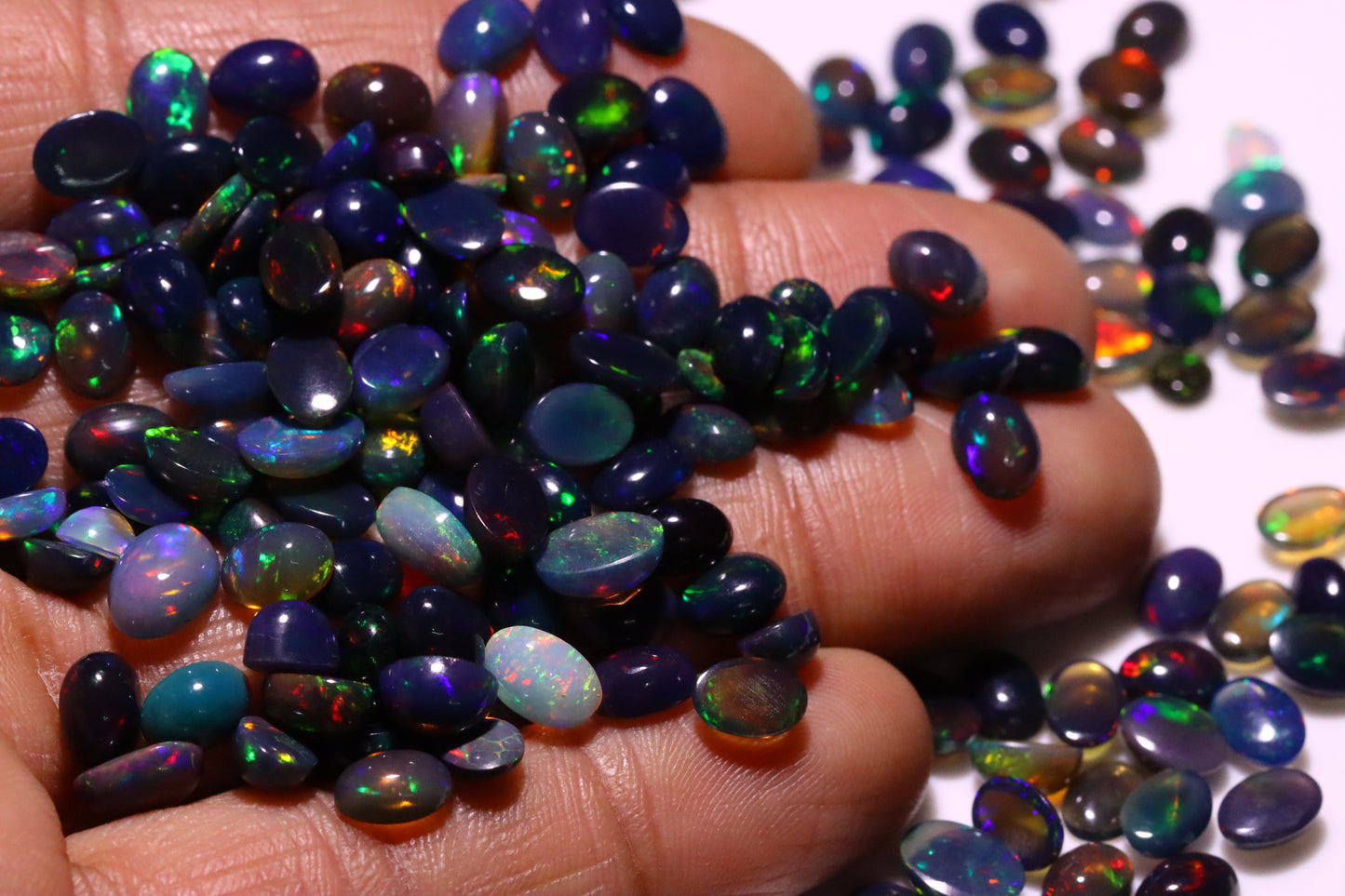 Top quality Ethiopian opal cabochon, Opals gemstone for making Jewellery, Stone for necklace. opal beads.